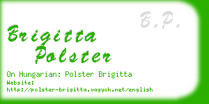 brigitta polster business card